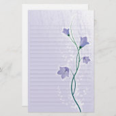 elegant lavender floral bruiloft met papier (Voorkant / Achterkant)