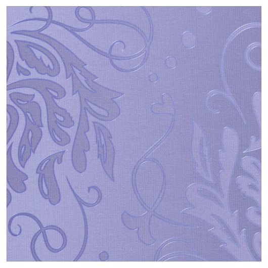 Elegant Lavender Floral Damask Stof (Close Up)