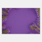 Elegant Lavender Floral Inpakpapier Vel (Voorkant 2)