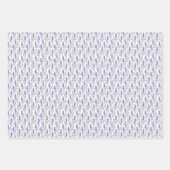 Elegant Lavender Floral Inpakpapier Vel (Voorkant 3)
