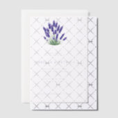 Elegant Lavender Floral Vellum Uitnodigingen (Offset (Uitnodiging))