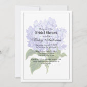 Elegant Lavender Floral Wedding Vrijgezellenfeest Kaart (Voorkant)