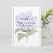 Elegant Lavender Floral Wedding Vrijgezellenfeest Kaart (Staand voorkant)