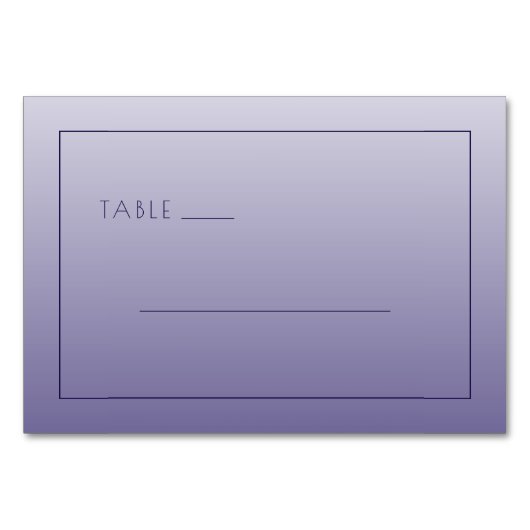 Elegant Lavender Minimalist Kaart (Voorkant)