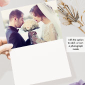 Elegant Lavender Monogram, Waterverf Wedding Bedankkaart