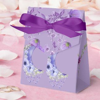 Elegant Lavender Moon Wedding Favor Box Bedankdoosjes