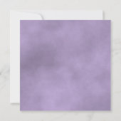 Elegant Lavender Paars Roos Oval Foto Weddenschap Bedankkaart (Achterkant)