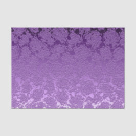 Elegant Lavender Paarse Floral Pattern Tissuepapier