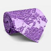 Elegant Lavender Paarse Modern Wedding Stropdas (Opgerold)