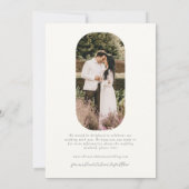 Elegant Lavender Plant Photo Weddenschap Save the  Kaart (Achterkant)