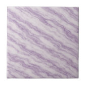 Elegant Lavender Purple Marble - Luxurious Swirl Tegeltje (Voorkant)