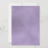 Elegant Lavender Roos Moderne katholieke bruiloft Kaart (Achterkant)