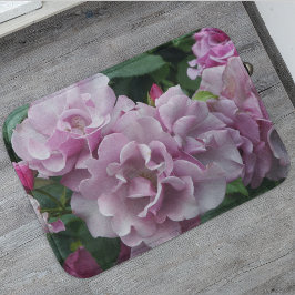 Elegant Lavender Rozen Floral Badmat
