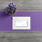 Elegant Lavender Sprig Botanical Design Etiket