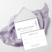 Elegant Lavender Tak Botanisch Ontwerp