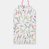 Elegant Lavender Vrijgezellenfeest Dank u Label Gi Cadeaulabel (Achterkant)