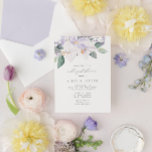 Elegant Lavender Waterverf Rehearsal Dinner Kaart<br><div class="desc">Dit elegante collectie is voorzien van delicate paarse orchideeën en grijze waterverf bladeren in paren en een klastige kalligrafie. Klik op "Personaliseren" als je details wilt wijzigen. Alle elementen verstelbaar. Klik op "Klik om verder aan te passen" om de tekst en het afbeelding te verplaatsen of de grootte, het lettertype...</div>