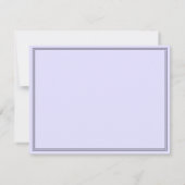 Elegant Lavender zend met liefde en handschoen Notitiekaartje (Achterkant)