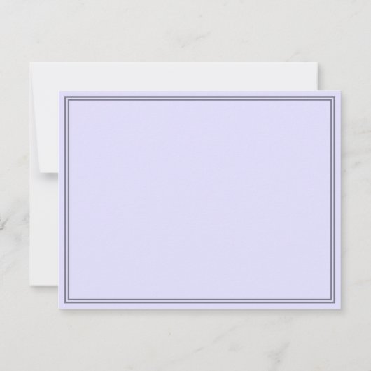 Elegant Lavender zend met liefde en handschoen Notitiekaartje (Achterkant)