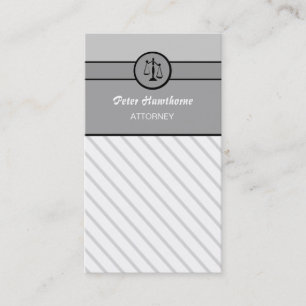 Elegant Law Firm Attorney Lawyer Justice Scales Visitekaartje