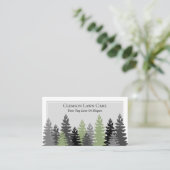 Elegant Lawn Care Professional Visitekaartje (Staand voorkant)