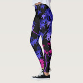 Elegant Leaf en Branch Pattern Vibrant Leggings (Links)