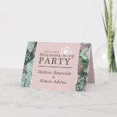 Elegant Leaf, Housewarming Party Invite (Voorkant)