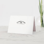 Elegant Leaf, Housewarming Party Invite (Achterkant)