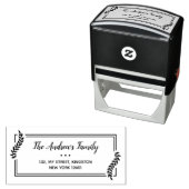 Elegant Leaf Lijst familie Zelfinktende Stempel (In situ)