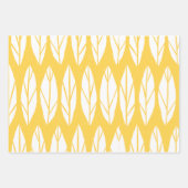 Elegant Leaf-patroon Inpakpapier Vel (Voorkant)