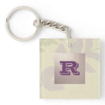 Elegant Leaf Patroon op aangepast monogram