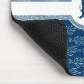 Elegant Leafy Art Nouveau Arts and Crafts Pattern Muismat (Hoek)