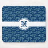 Elegant Leafy Art Nouveau Arts and Crafts Pattern Muismat (Voorkant)