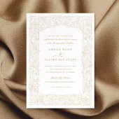  Elegant Leafy Vines Border Lijst Bruiloft Kaart