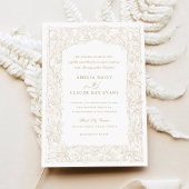  Elegant Leafy Vines Border Lijst Bruiloft Kaart