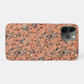 Elegant Leaves Berries Oranje Waterverf Floral Case-Mate iPhone Case (Achterkant (horizontaal))