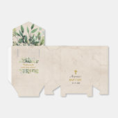 Elegant Leaves Orthodox Christelijk Baptisme Bedankdoosjes (Uitgevouwen)