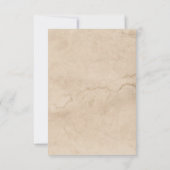 Elegant Leaves Orthodox Christelijk Baptisme RSVP (Achterkant)