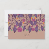 Elegant Leaves Response Kaarten (Achterkant)