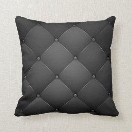 Elegant leder kussen