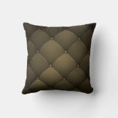 Elegant leder kussen (Achterkant)