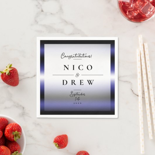 Elegant lederen trots bruiloft servet (Insitu)