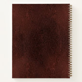 Elegant leestijdschrift Gepersonaliseerd Notitiebo Notitieboek (Achterkant)