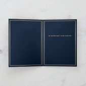 Elegant Legal Industry Holiday Feestdagen Kaart (Binnen)