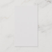 Elegant leisteen grijs Abstract bloemmodern Visitekaartje (Achterkant)