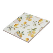 Elegant Lemon Ceramic Tile Tegeltje (Zijkant)