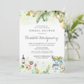 Elegant Lemon Grove Picnic Vrijgezellenfeest Kaart (Staand voorkant)