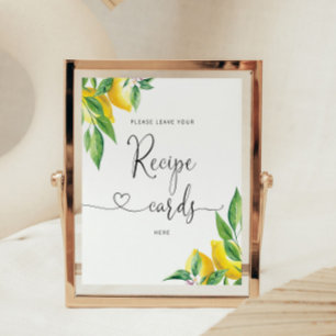 Elegant Lemon laat je recept hier achter Poster