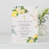 Elegant Lemon maakt een gouden bevestiging van het Kaart (Staand voorkant)