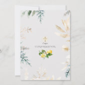 Elegant Lemon maakt een gouden bevestiging van het Kaart (Achterkant)